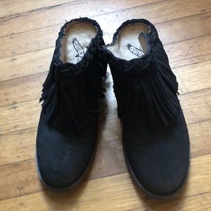 Freebirds by Steve, Black mules, size 7-NEVER WORN
